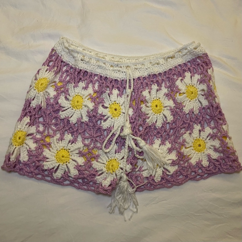Love Sense Crochet Shorts